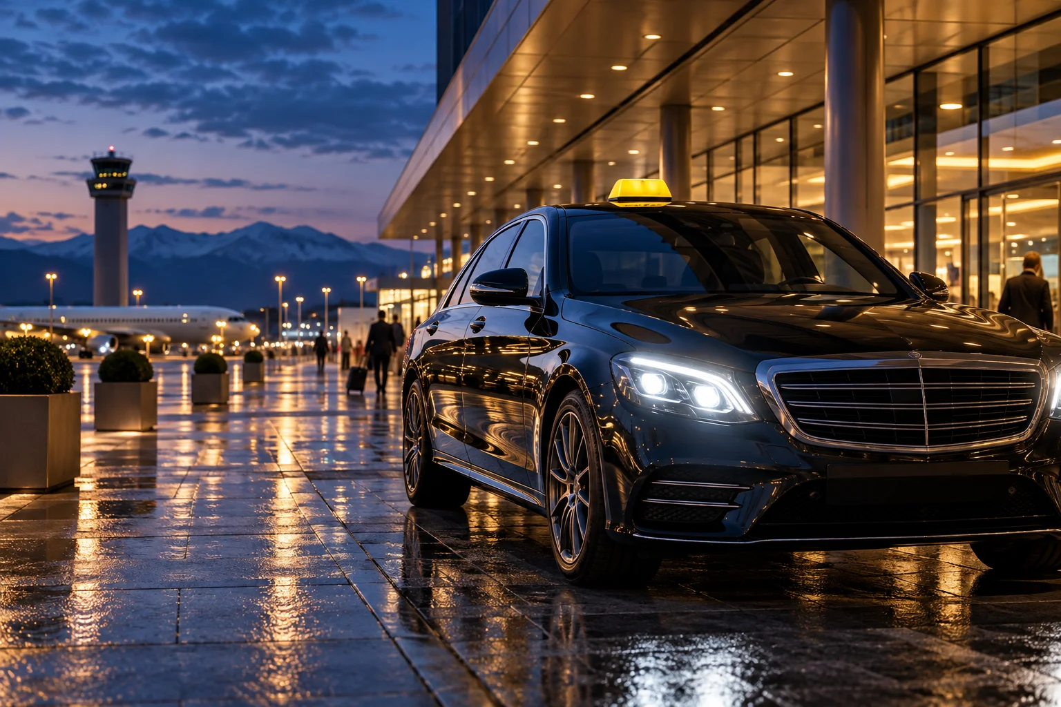 Generiertes Gestaltungsbild: Taxi & Flughafentransfer