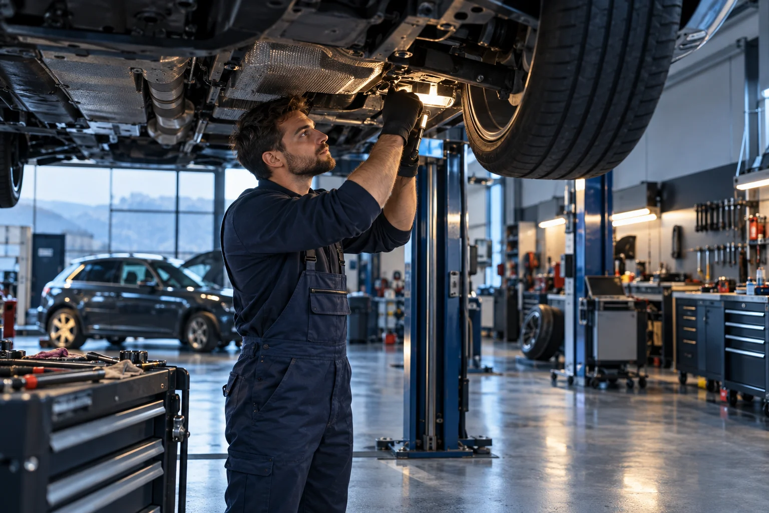 Generiertes Gestaltungsbild: Autowerkstatt